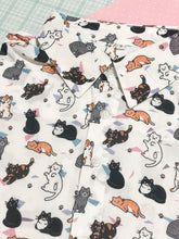 Load image into Gallery viewer, Cat Fan Club Button Up Shirt