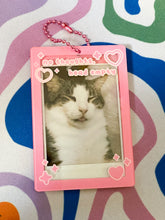 Load image into Gallery viewer, 'No thoughts, head empty' photo holder keychain