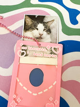 Load image into Gallery viewer, 'No thoughts, head empty' photo holder keychain