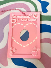 Load image into Gallery viewer, 'No thoughts, head empty' photo holder keychain