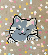 Load image into Gallery viewer, Dilute Tortie Peeker Sticker