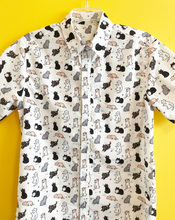 Load image into Gallery viewer, Cat Fan Club Button Up Shirt