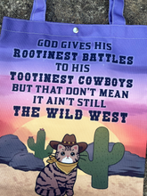 Load image into Gallery viewer, Cowboy Cat Tote Bag