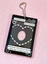 Load image into Gallery viewer, I could fix her photo holder keychain