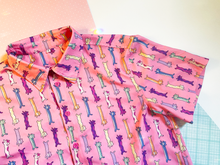 Load image into Gallery viewer, Long Cats Button Up Shirt