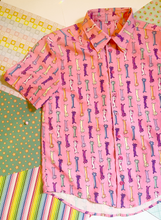 Load image into Gallery viewer, Long Cats Button Up Shirt