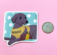 Load image into Gallery viewer, Nervous Dog Vinyl Sticker