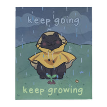 Load image into Gallery viewer, Keep Going, Keep Growing Throw Blanket