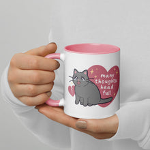 Load image into Gallery viewer, Many thoughts, head full mug