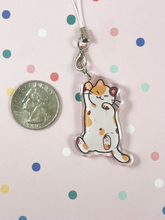 Load image into Gallery viewer, Calico Cat Phone Charm