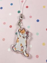 Load image into Gallery viewer, Calico Cat Phone Charm