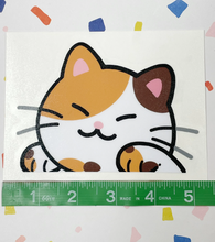 Load image into Gallery viewer, Brown Tabby Cat Peeker Sticker