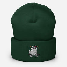 Load image into Gallery viewer, Sk8er Cat Cuffed Beanie