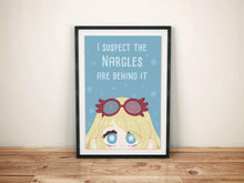 Load image into Gallery viewer, I suspect the Nargles are behind it print | 8.5 x 11 art print - mussyhead