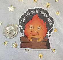 Load image into Gallery viewer, Vinyl Calcifer Sticker - mussyhead