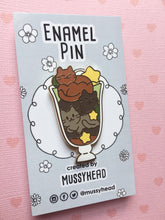Load image into Gallery viewer, Parfait Cat Hard Enamel Pin - mussyhead