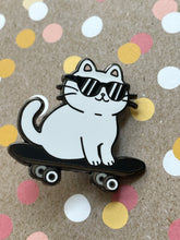 Load image into Gallery viewer, SK8 Cat Hard Enamel Pin