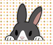 Load image into Gallery viewer, Dutch Bunny Peeker Sticker