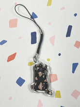 Load image into Gallery viewer, Tortie Cat Charm | Tortoiseshell Cat Keychain