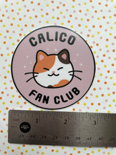 Load image into Gallery viewer, Cat Fan Club Vinyl Stickers