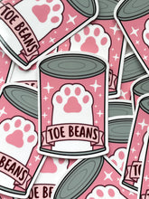 Load image into Gallery viewer, Toe Beans Vinyl Sticker