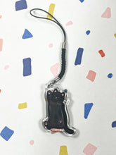 Load image into Gallery viewer, Black Cat Pull Charm