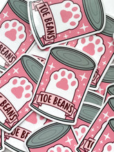 Load image into Gallery viewer, Toe Beans Vinyl Sticker