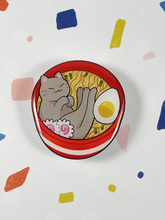 Load image into Gallery viewer, Ramen Cat Acrylic Phone Grip
