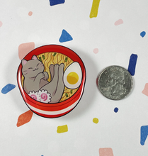 Load image into Gallery viewer, Ramen Cat Acrylic Phone Grip