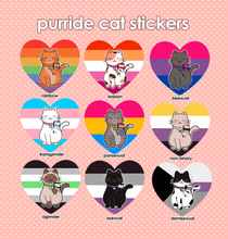 Load image into Gallery viewer, Purride Cat Vinyl Stickers