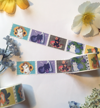 Load image into Gallery viewer, Nature Cats Stamp Washi Tape - mussyhead