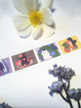 Load image into Gallery viewer, Nature Cats Stamp Washi Tape - mussyhead