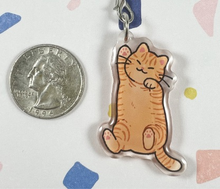 Load image into Gallery viewer, Tabby Cat Phone Charm