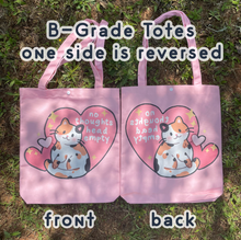 Load image into Gallery viewer, No thoughts head empty cat tote
