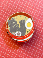 Load image into Gallery viewer, Ramen Cat Hard Enamel Pin
