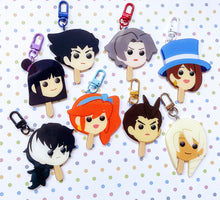 Load image into Gallery viewer, Ace Attorney Popsicle Keychains
