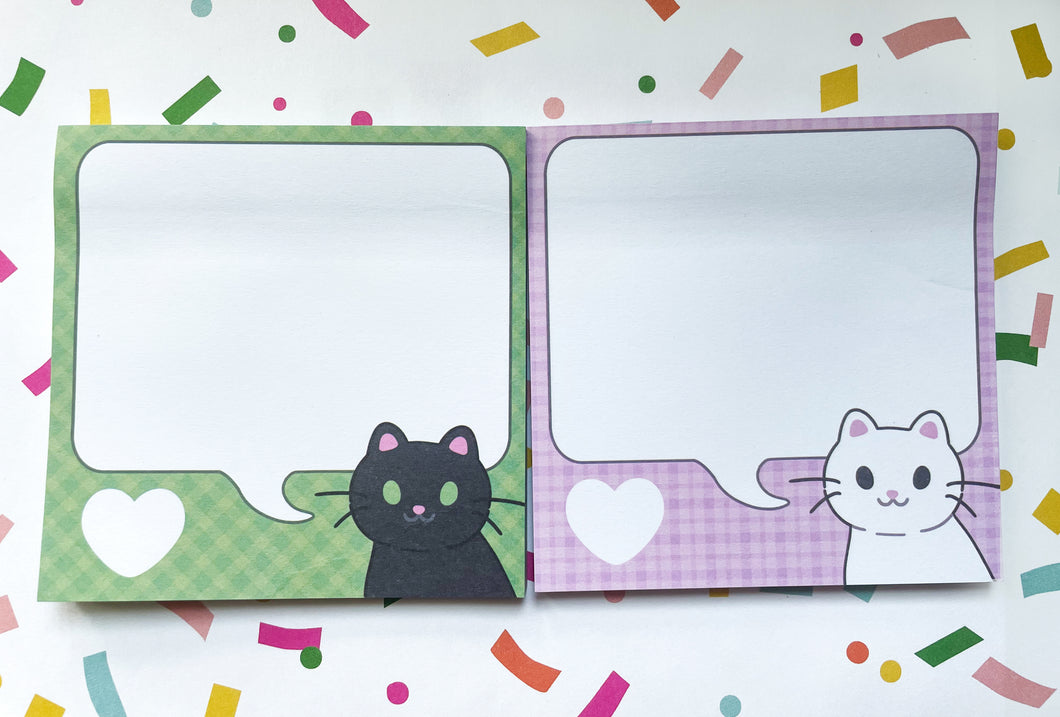 Cat memo pads