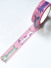 Load image into Gallery viewer, Long cats washi tape
