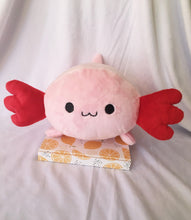 Load image into Gallery viewer, Large Handmade Axolotl Plush Toy - mussyhead
