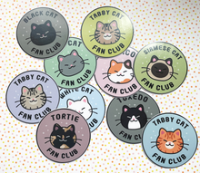 Load image into Gallery viewer, Cat Fan Club Vinyl Stickers
