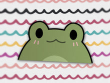 Load image into Gallery viewer, Frog Peeker Sticker
