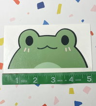 Load image into Gallery viewer, Frog Peeker Sticker
