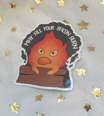 Vinyl Calcifer Sticker - mussyhead