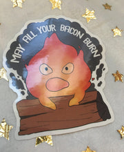 Load image into Gallery viewer, Vinyl Calcifer Sticker - mussyhead
