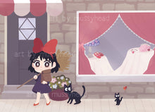 Load image into Gallery viewer, Kiki&#39;s Delivery Service fanart print || 8.5 x 11 - mussyhead
