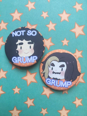 Game Grumps Matte Button Set! | Grump, Not so grump - mussyhead