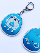 Load image into Gallery viewer, Dragon Quest Slime Tamagotchi keychain
