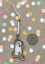 Load image into Gallery viewer, Flame Point Siamese Cat Pull Charm
