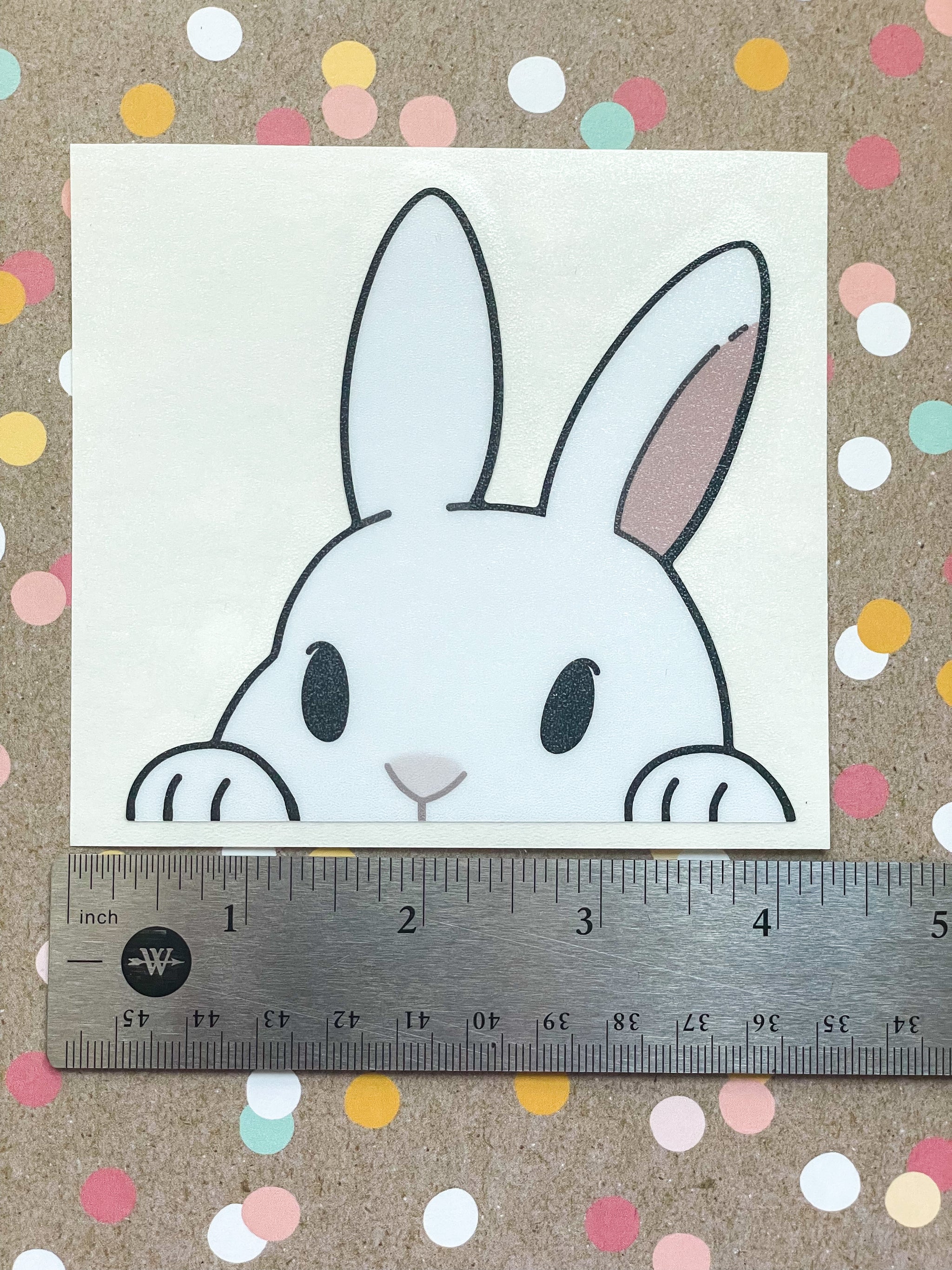 Rabbit Stickerᕱᘏ ゛専用 Rabbit Stickerᕱᘏ ゛専用 Bunny Rabbit, Vinyl Decal Sticker