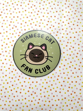 Load image into Gallery viewer, Cat Fan Club Vinyl Stickers
